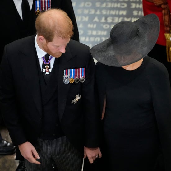 Harry, Meghan Markle, William, and Kate Middleton at Funeral