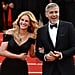 Julia Roberts Wears Dress Covered in George Clooney Photos