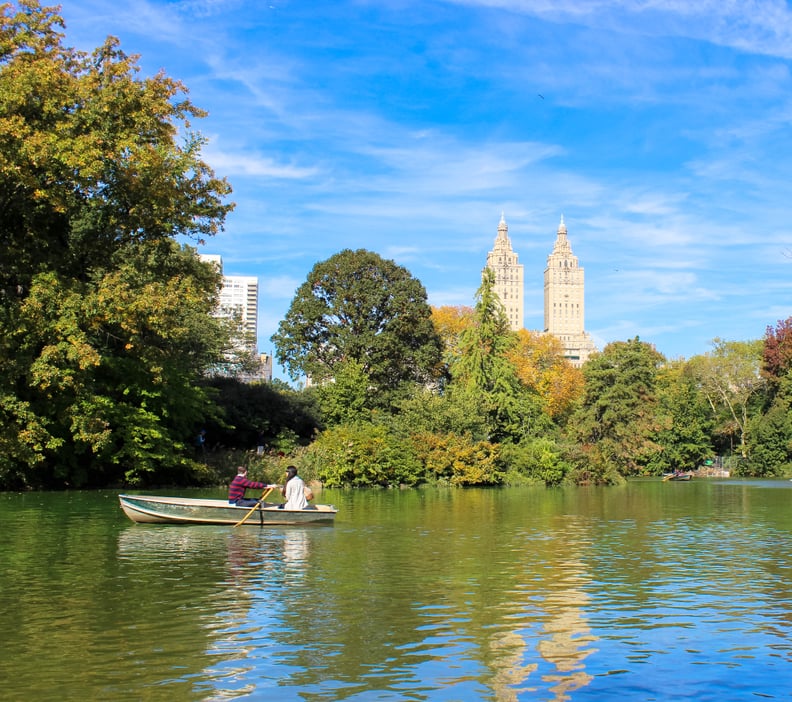 Grab an oar and rent a rowboat in Central Park