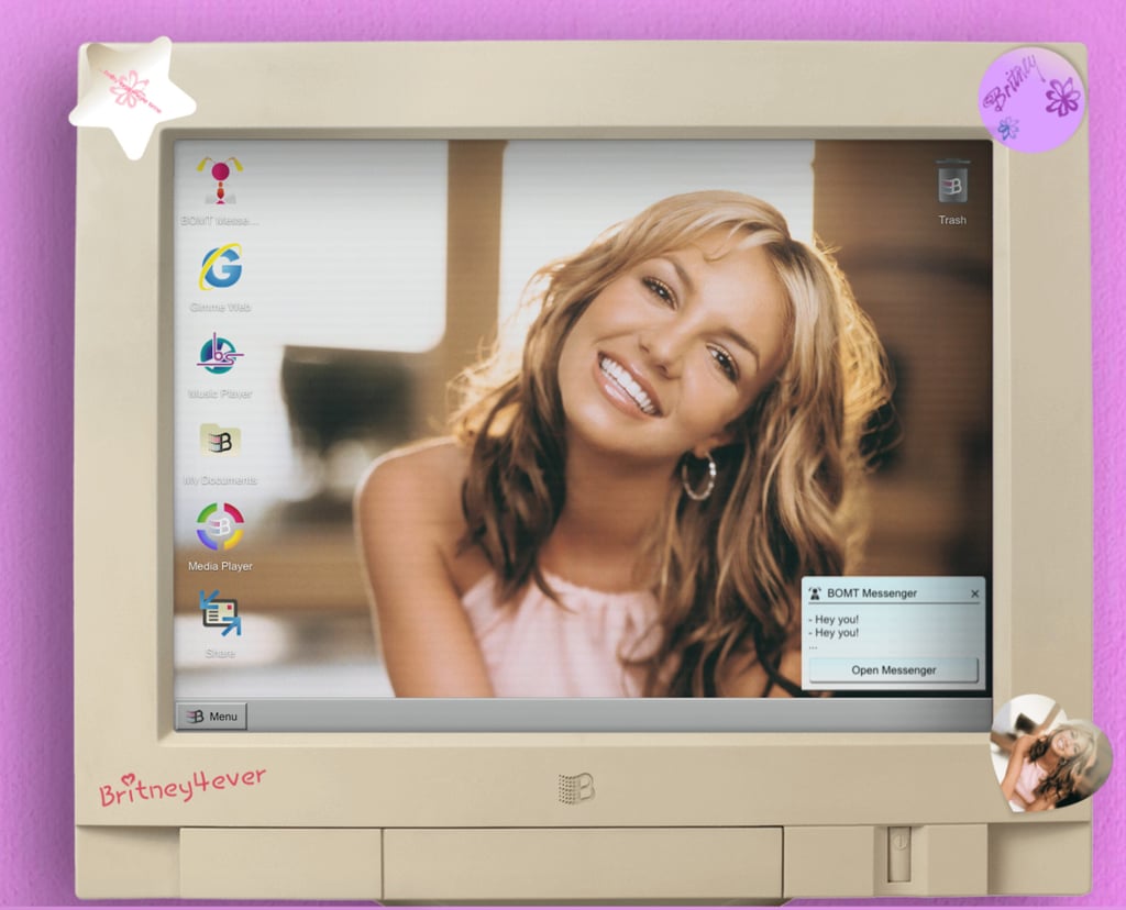 Britney Spears Baby One More Time 20th Anniversary Website