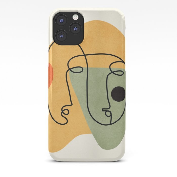 Abstract Faces iPhone Case