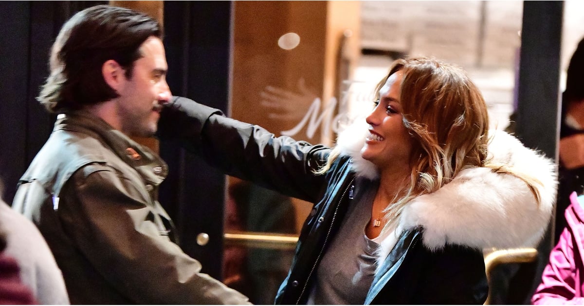 Jennifer Lopez And Milo Ventimiglia On Second Act Set Popsugar Celebrity Australia