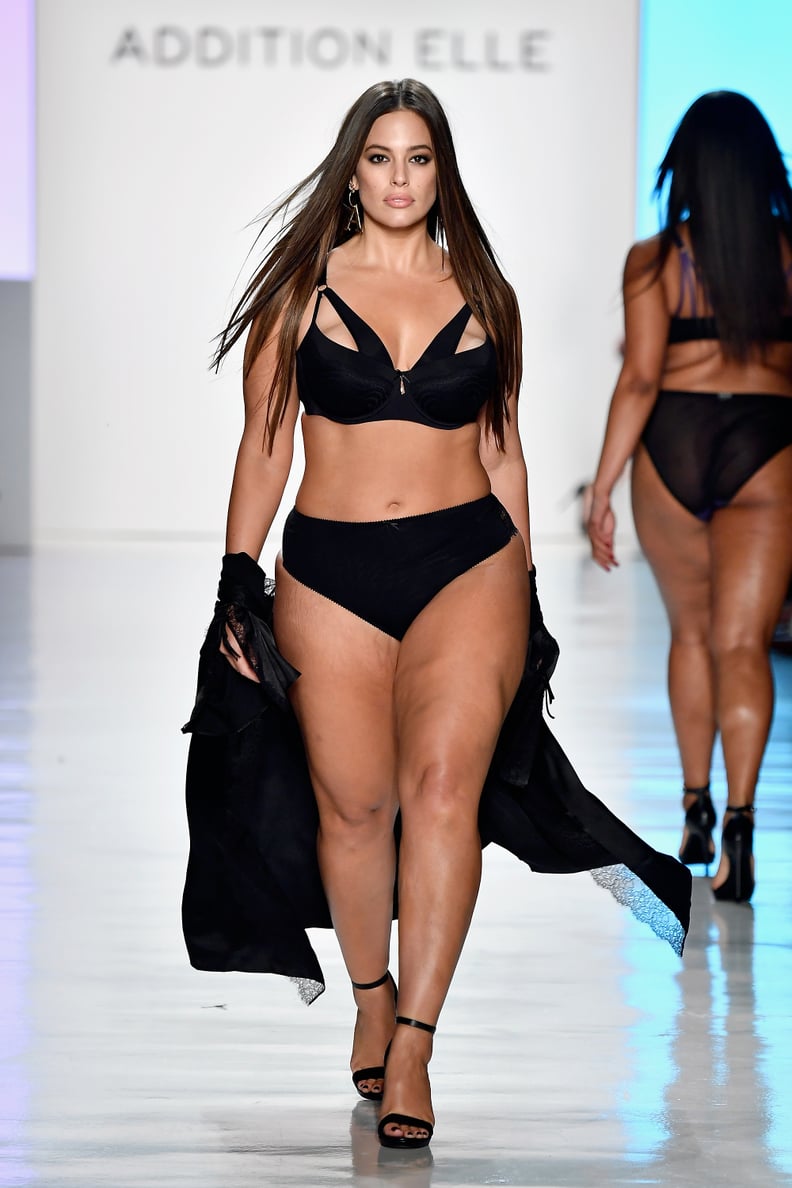 Ashley Graham Walked in Lingerie For Addition Elle