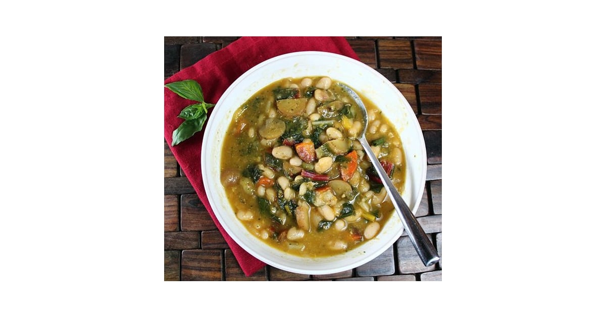 White Bean Pesto WeightLoss Soups POPSUGAR Fitness Photo 5