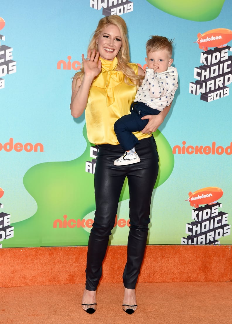 LOS ANGELES, CALIFORNIA - MARCH 23: Heidi Montag and Gunner Stone attend Nickelodeon's 2019 Kids' Choice Awards at Galen Center on March 23, 2019 in Los Angeles, California. (Photo by Axelle/Bauer-Griffin/FilmMagic)