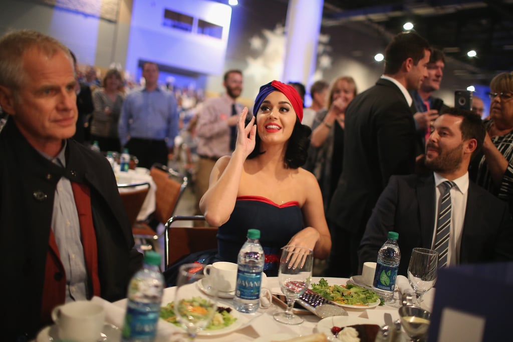 Katy Perry at Hillary Clinton Rally October 2015