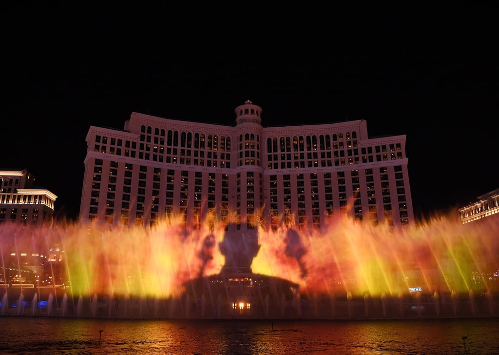 Someone call Daenerys, because a familiar blue-fire-breathing dragon has taken over the Bellagio in Las Vegas, and he isn't alone. As part of the excitement leading up to the season eight premiere of Game of Thrones, HBO and water feature company WET Design have partnered to create a three-and-a-half-minute light and water spectacular. Even more exciting? One of our favorite villains is the star: the Night King! "The Bellagio fountain is iconic," Game of Thrones composer Ramin Djawadi told the Associated Press. "It's known around the world, and so is Game of Thrones, so I think putting them together and seeing the music choreographed to a fountain like that is quite the spectacle." Related: Ramin Djawadi Watches Game of Thrones Before Anyone Else — Here&apos;s What He Thinks About Season 8 The show starts out with tranquil music, scored by Djawadi, and soft blue lights to mimic the blizzards and cold of the long winter. Soon enough, though, the show's custom score transitions into the familiar climactic Game of Thrones theme song and Viserion swoops in to steal the show. "You'll feel and you'll see the shadows of those dragons, and then at the end when the dragon incinerates the ice wall, it catches our lake," Mark Fuller, CEO of WET Design, said in a press release video. "And, if you thought maybe water didn't burn, oh my gosh — you've got to see what this dragon does to the lake of the Bellagio." As part of HBO's #ForTheThrone initiative, the show is complete with pyrotechnics, colorful lights, and shadow-like projections of both Viserion — Daenerys's dragon-turned-White Walker — and the Night King as he marches forward through the flames of battle (and possibly toward Casterly Rock). The most interesting detail? If the end of the fountain show is anything to go by, it looks like the fight for the throne is going to go down in flames. The limited-run event will be on display twice nightly at the Bellagio at 8 p.m. and 9:30 p.m. now through April 13. Check out photos and a video of the entire flame-fueled fountain show below. Related: 14 Major Questions Game of Thrones Needs to Answer in Season 8 