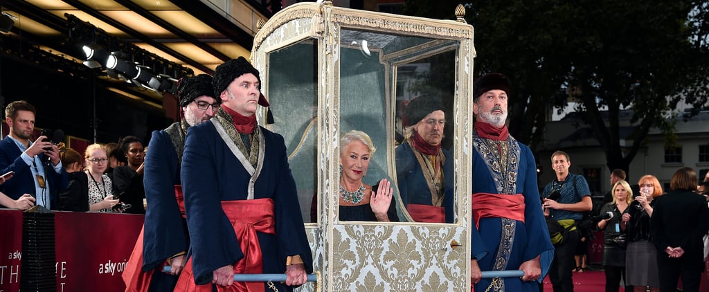 Please Escort Me to My Next Birthday Party the Way Helen Mirren "Walked" the Red Carpet