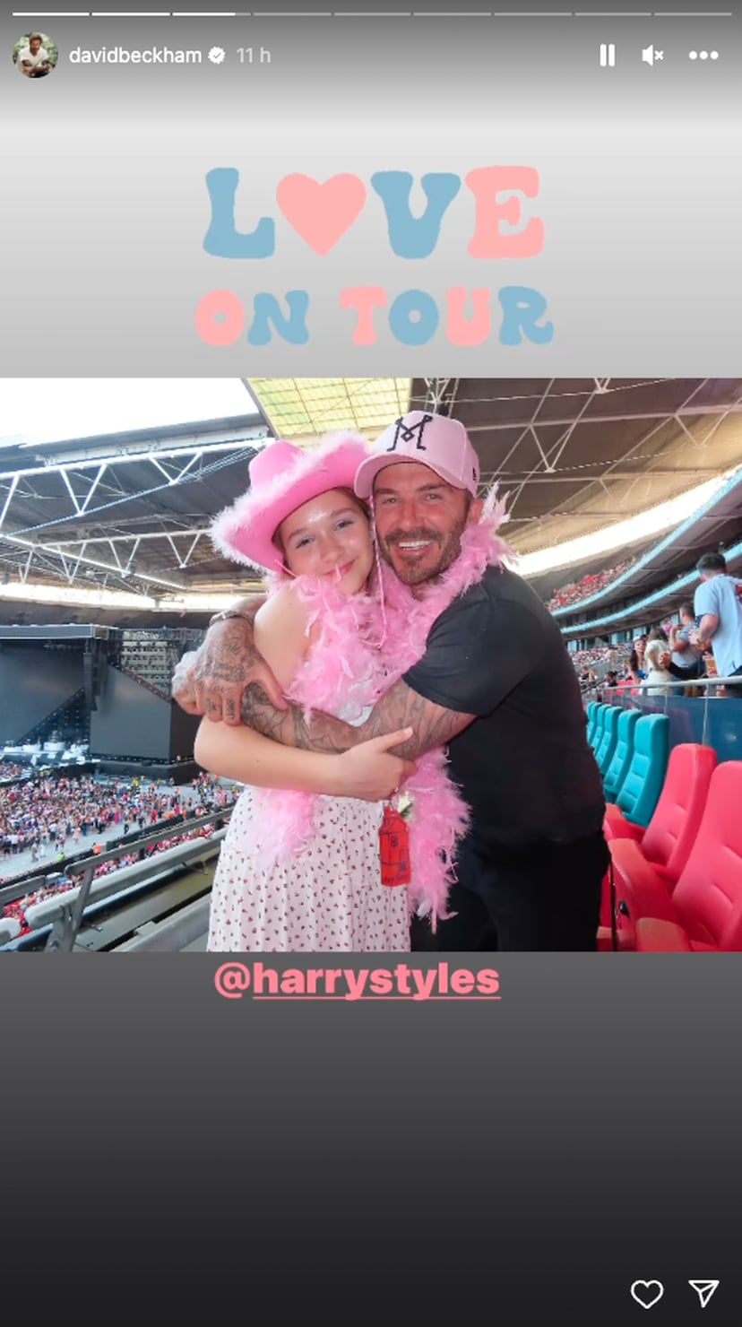 Dad and daughter wear matching outfits for Harry Styles concert