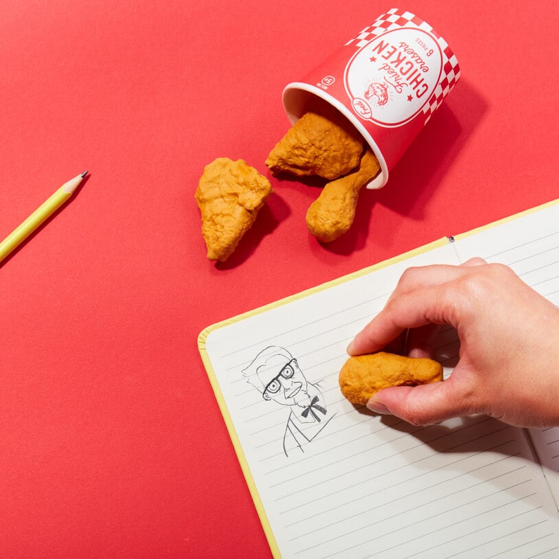 Fried Chicken Erasers