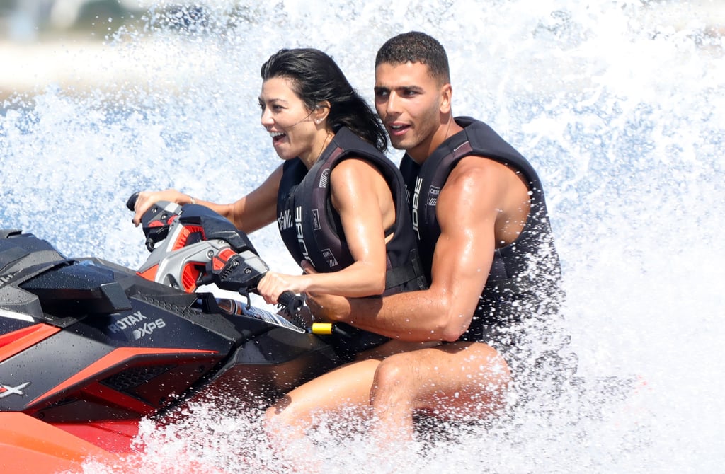 Kourtney Kardashian and Younes Bendjima in Cannes May 2017