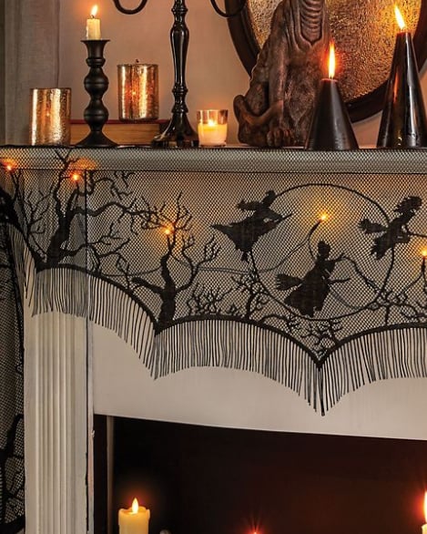 Light-Up Hocus Pocus Mantel Scarf