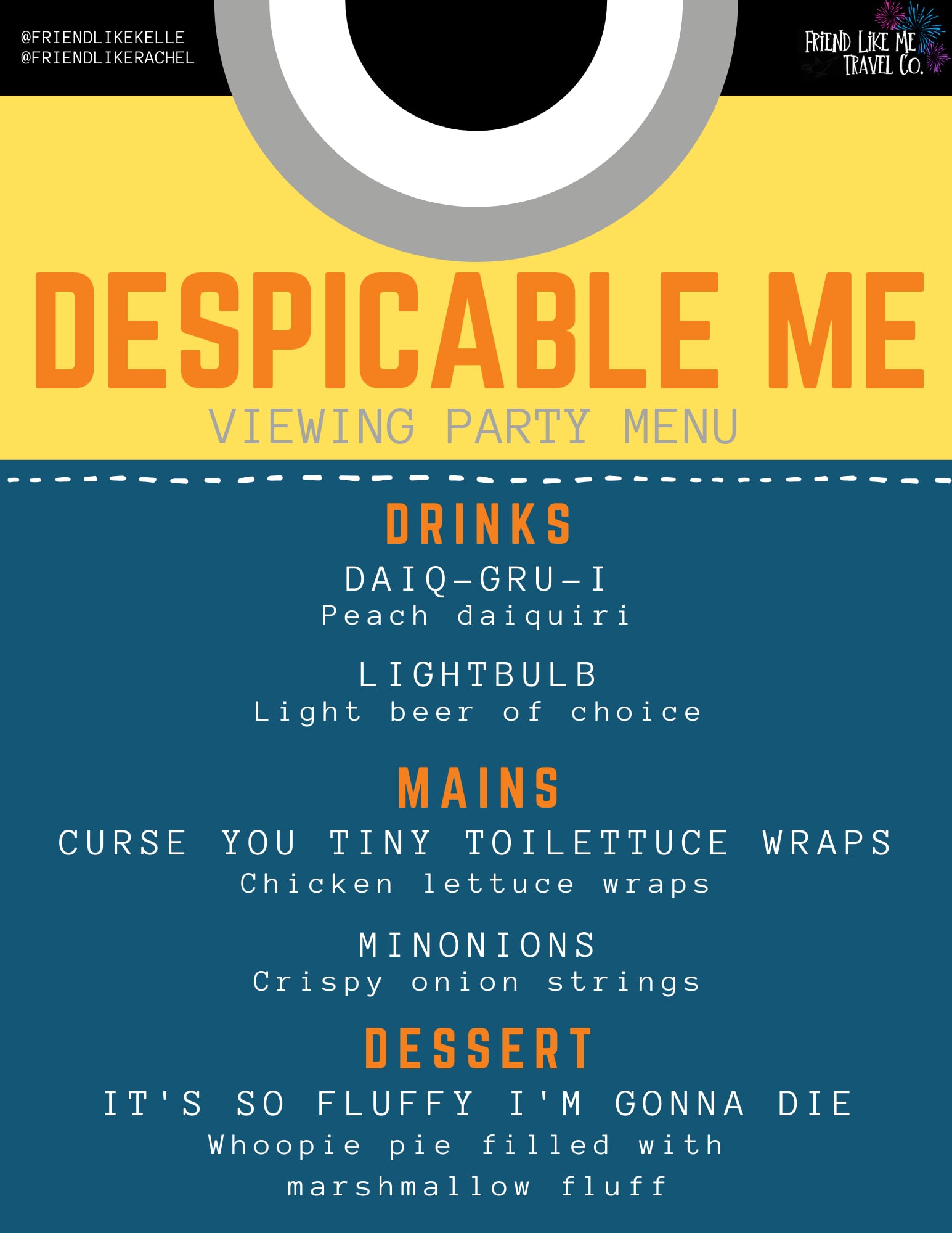 Movie-Themed Dinner Menu Ideas