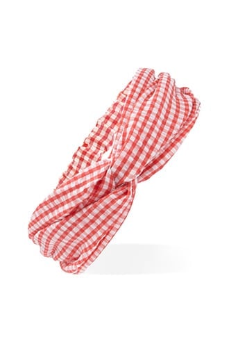 Seersucker Gingham Headwrap