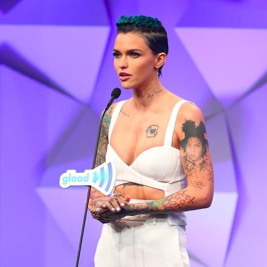 Ruby Rose's White Outfit From the GLAAD Media Awards 2016