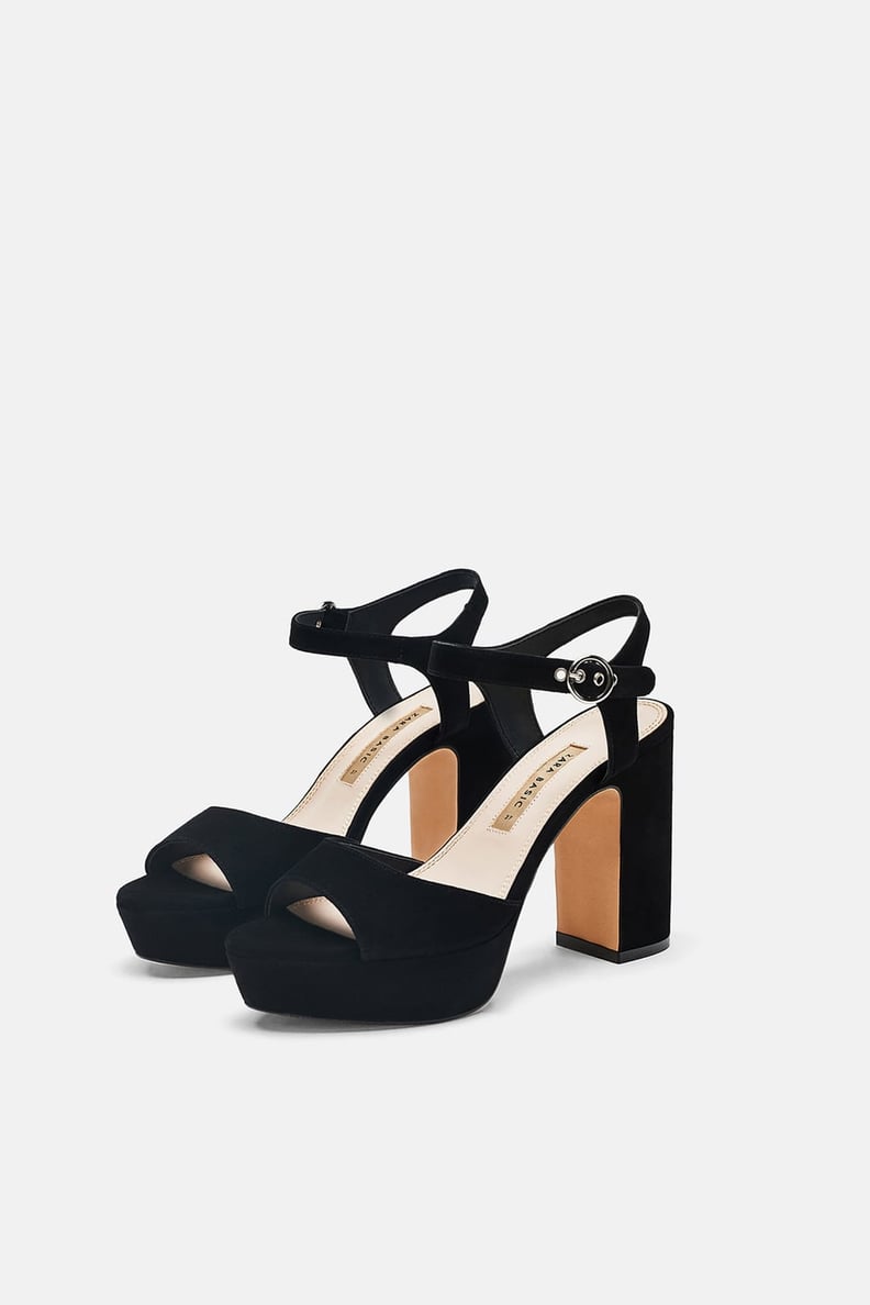 Alternative: Zara Leather Platform Heel Sandals