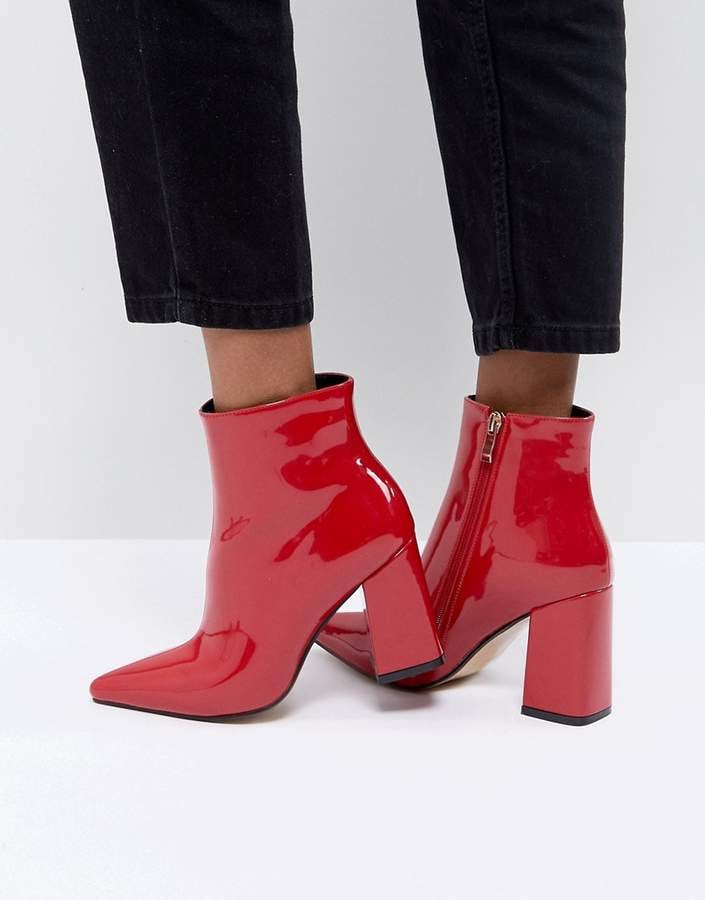 Public Desire Empire Block-Heeled Ankle Boots