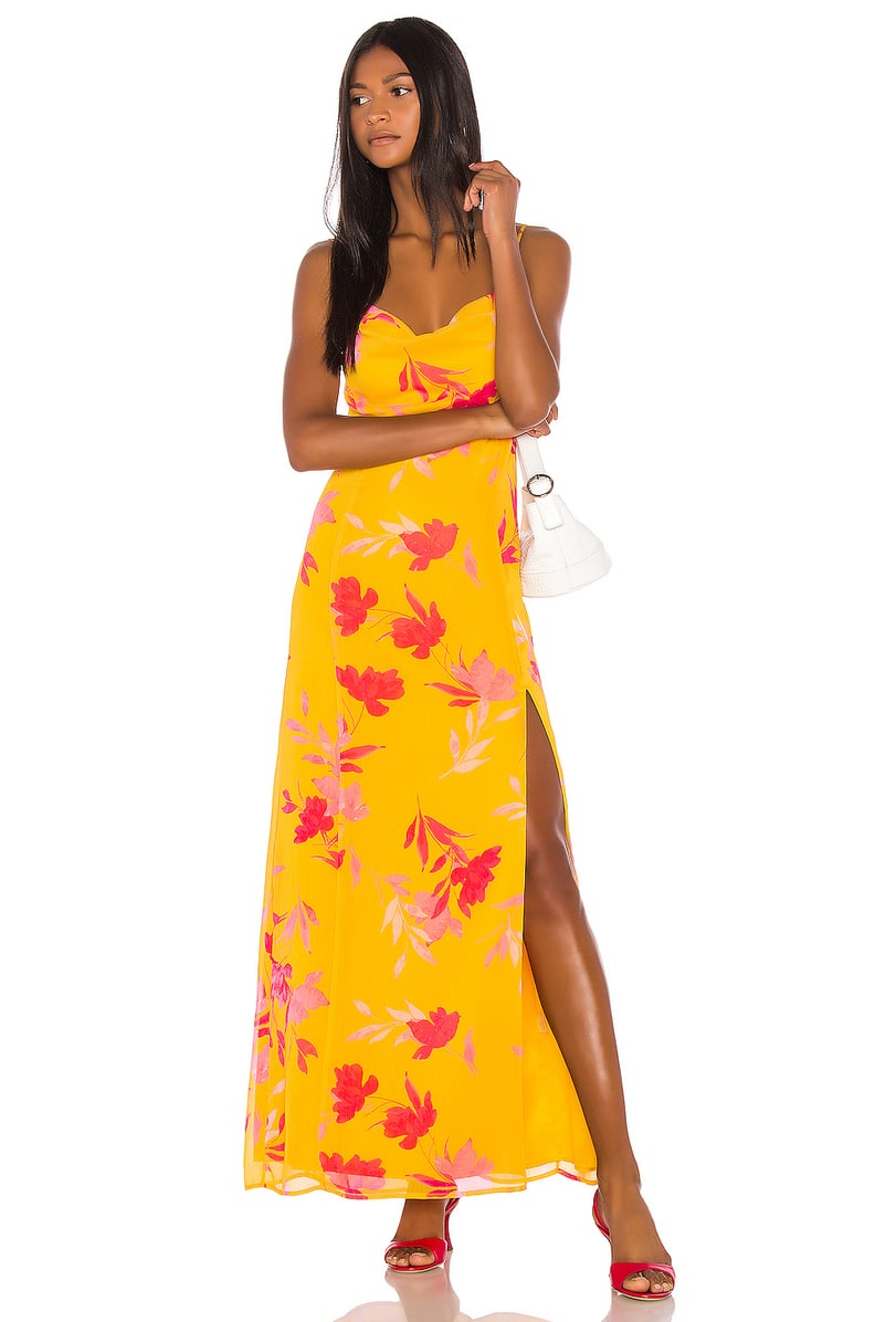 Song of Style Eli Maxi Dress in Yellow Floral from Revolve.com
