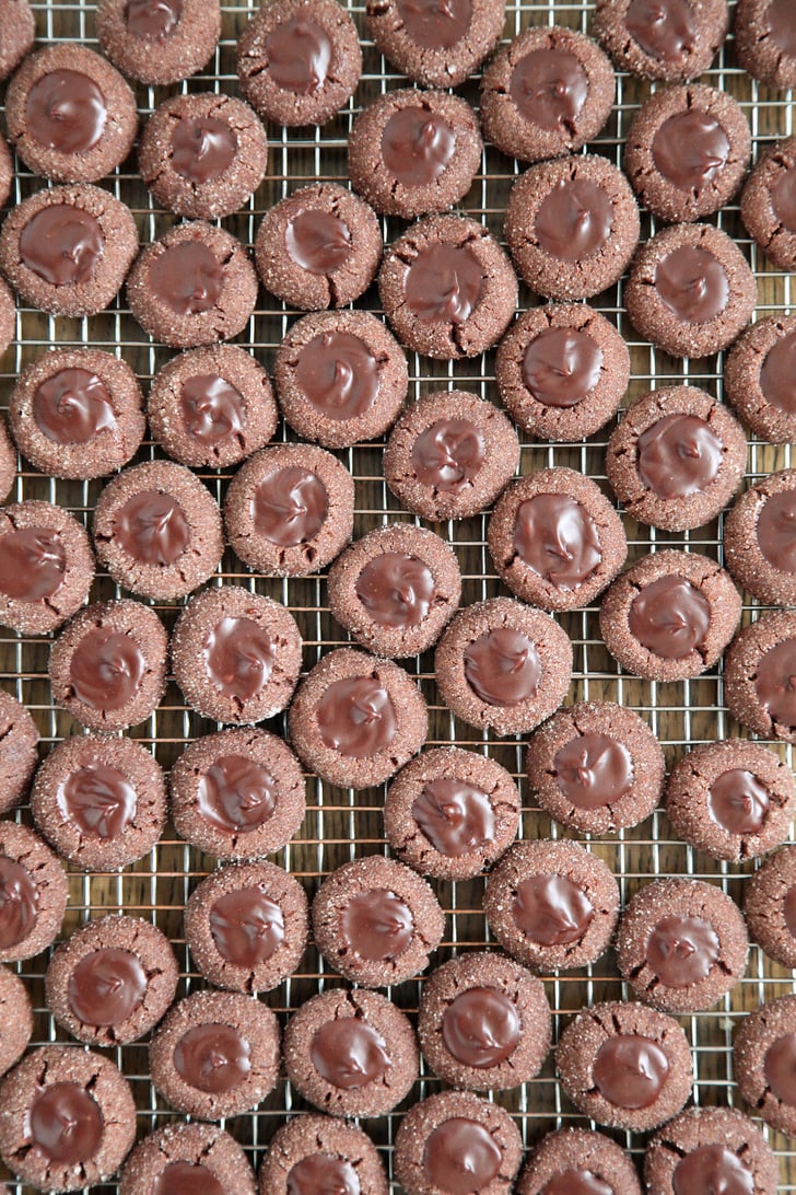 Chocolate Ganache Thumbprint Cookies Holiday Cookies to Bring to Work
