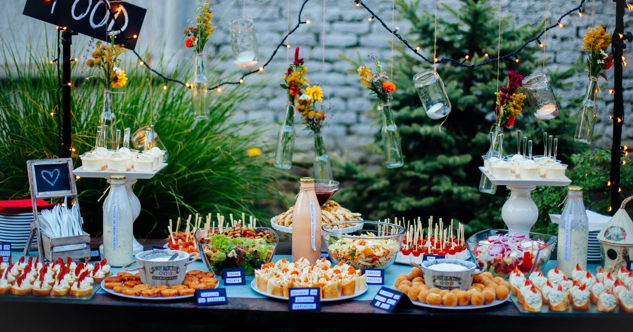 Family-Style Appetizers for Rehearsal Dinner From Sam’s Cub