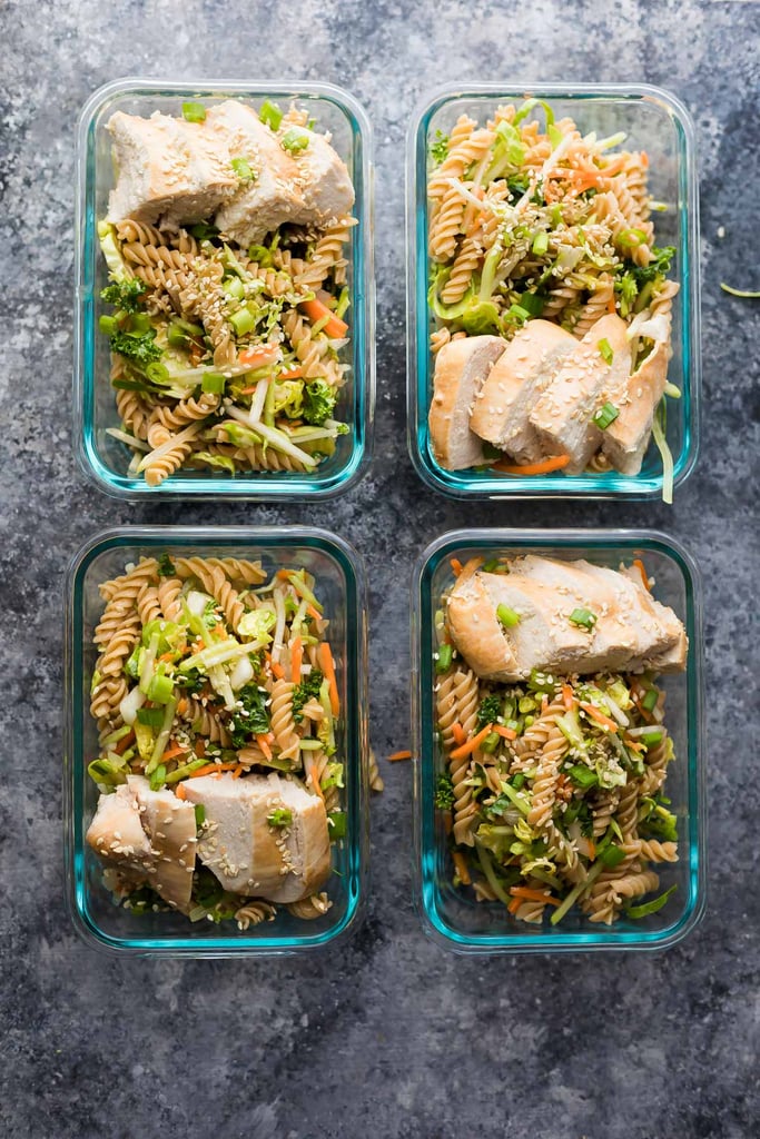 Sesame Chicken Pasta Salad Bowls | Easy Lunch Meal-Prep Ideas ...