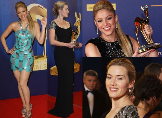 Photos From The 2009 Bambi Awards Where Kate Winslet Won Best Actress And Shakira Won Best International Pop Star Popsugar Celebrity Uk