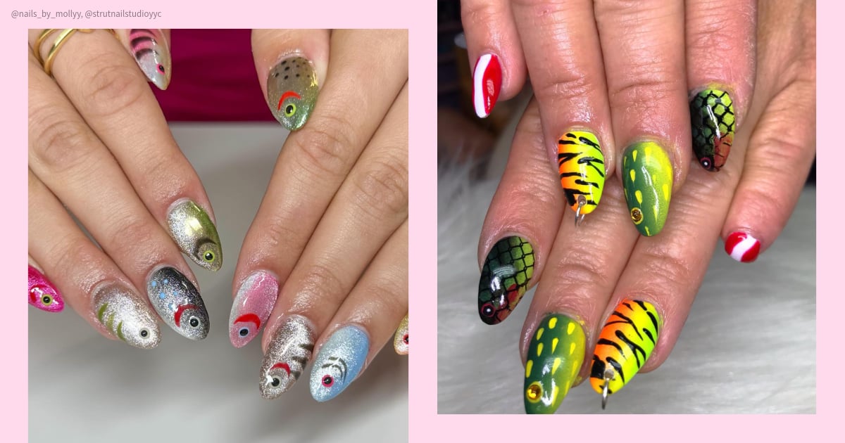“Fishing Lure” Nails Are the Catch of the Summer
