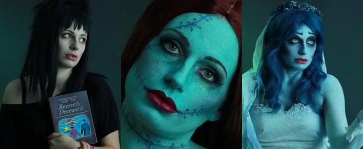Tim Burton Halloween Makeup DIY