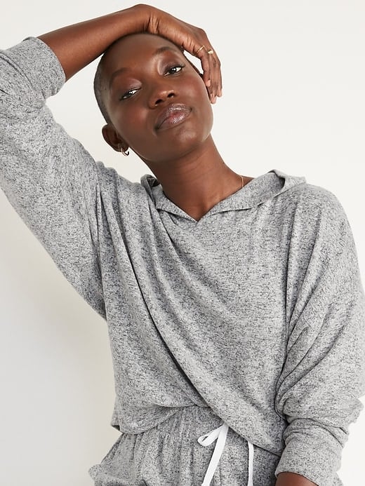 Old Navy Oversized Plush-Knit Pullover Hoodie