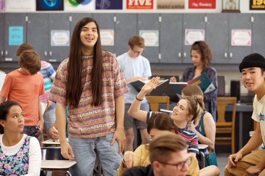 Eduardo Franco as Theo in "Booksmart"