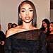 Lori Harvey Black Dress With Thigh-High Slit | Revolve Party