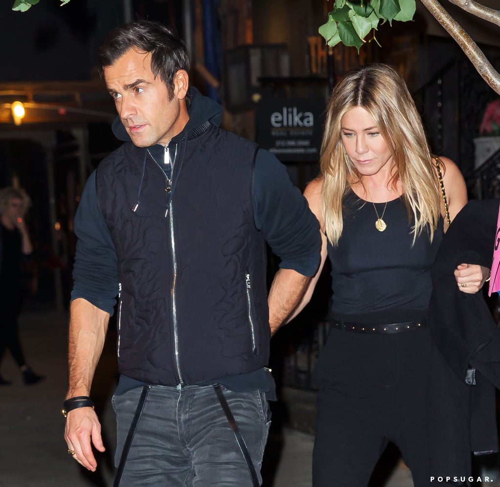 Jennifer Aniston and Justin Theroux in NYC September 2016