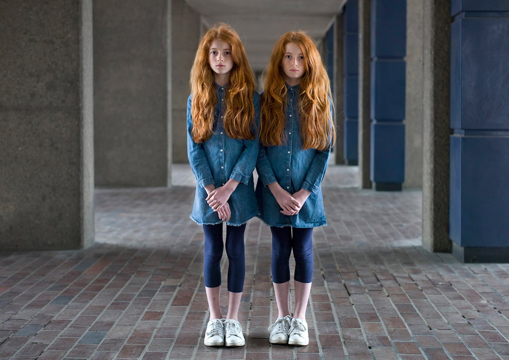Leah and Chloe, 13 years old, Leah older by 1 minute