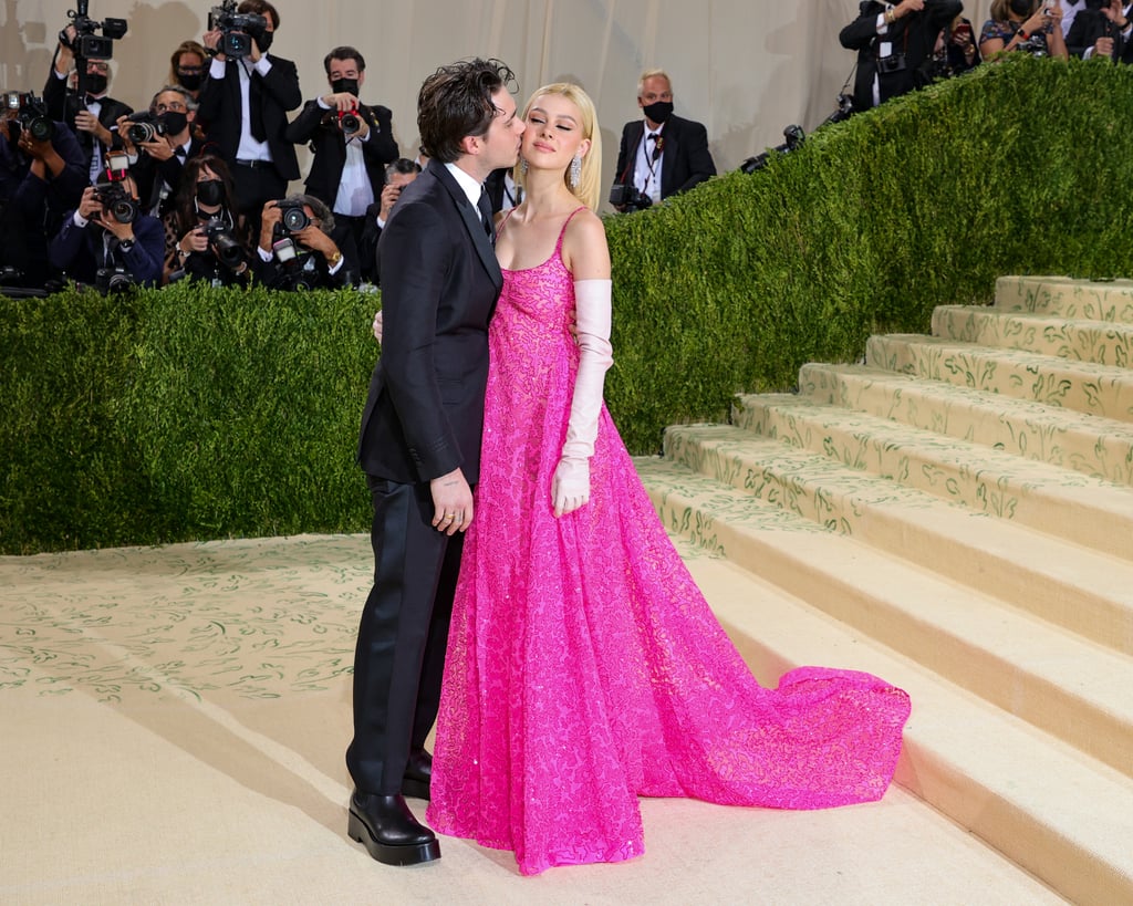 Brooklyn Beckham and Nicola Peltz at the Met Gala 2021