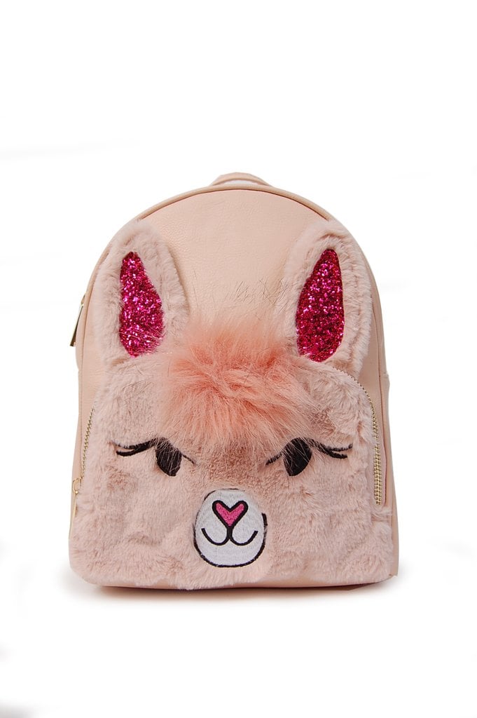Llama Donna Fur Mini Backpac