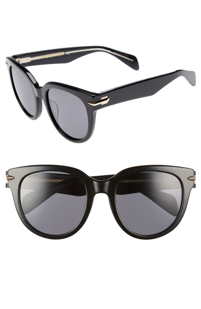 rag & bone 49mm round sunglasses