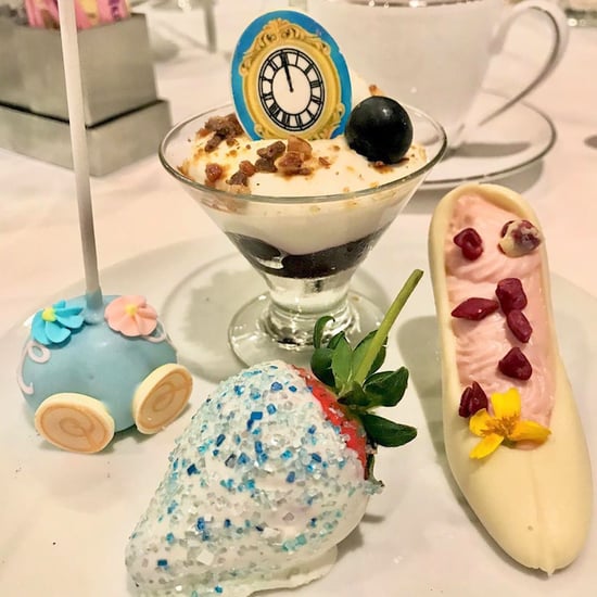 Disneyland's Cinderella High Tea Has Sparkly Blue Cocktails