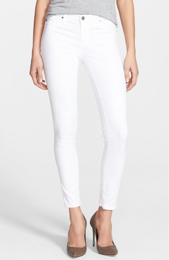 AG Jeans The Legging Ankle Skinny Jeans (White White) ($168) | Best ...