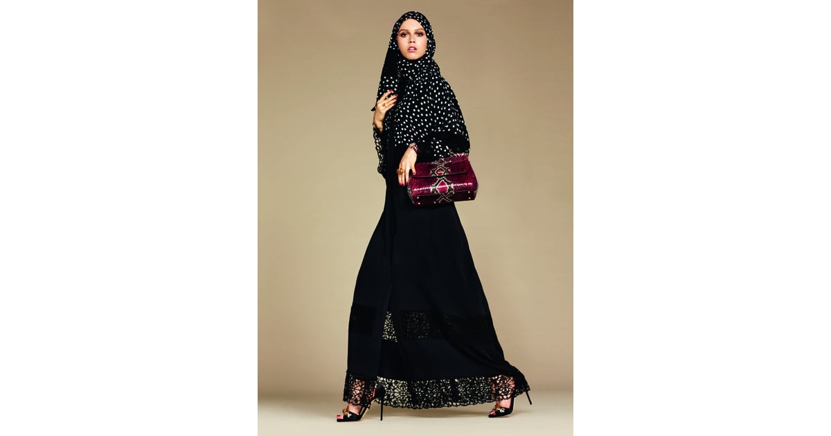 Dolce And Gabbana S Hijab And Abaya Collection Popsugar Fashion Photo 2