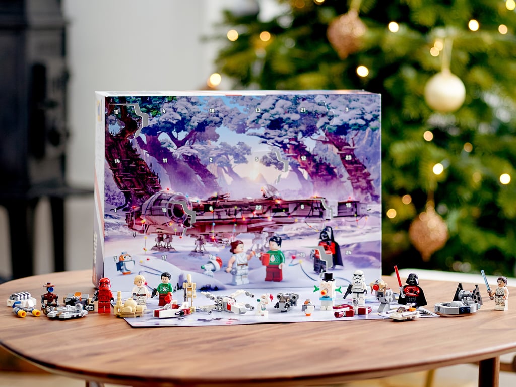 The Lego Star Wars 2020 Advent Calendar Box Unfolded