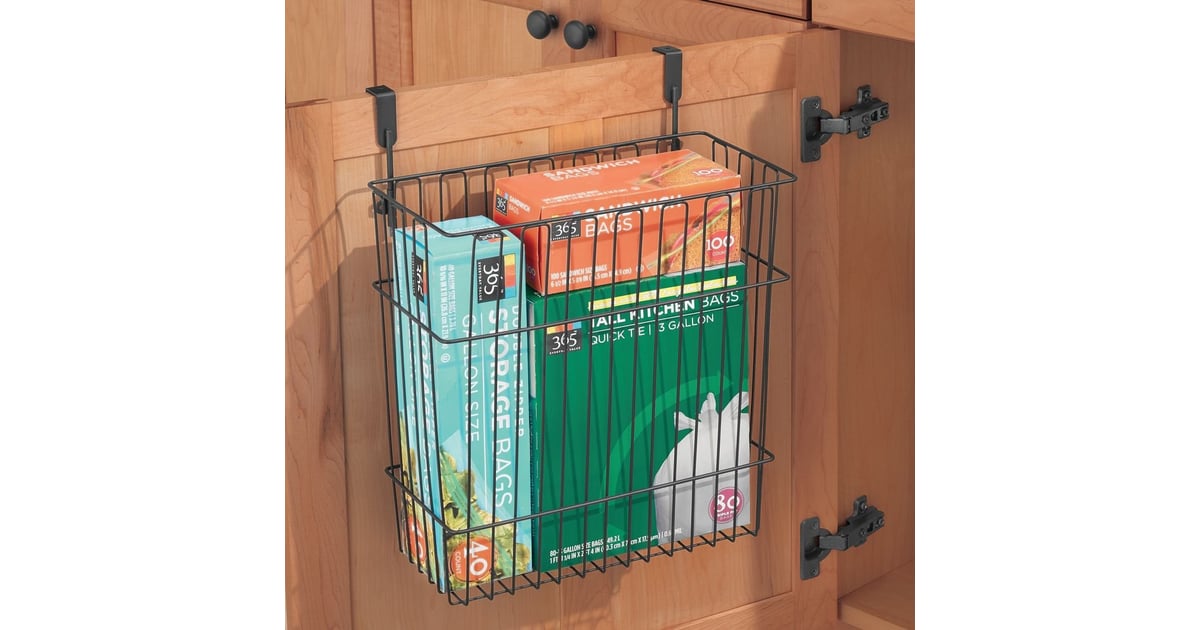 MDesign Metal Wire Hanging OverDoor Kitchen Storage Organizer Easy