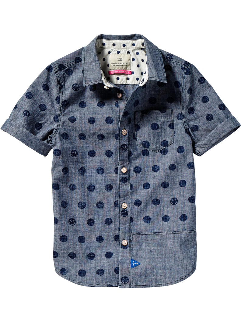 Printed Chambray Shirt