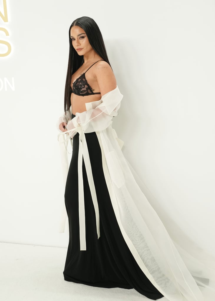 Vanessa Hudgens's Lace Bra and Skirt at CFDA Awards