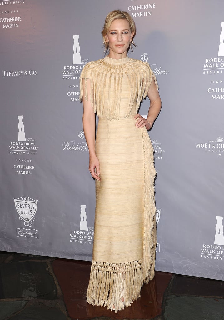 Cate Blanchett in Fringed Valentino at the 2014 Rodeo Drive Walk of Style Awards