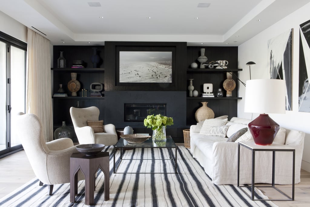 Mulan would definitely spring for a dark accent wall like this one!