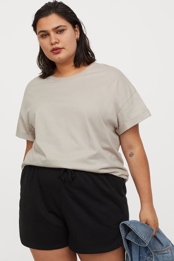 women's plus size sweat shorts