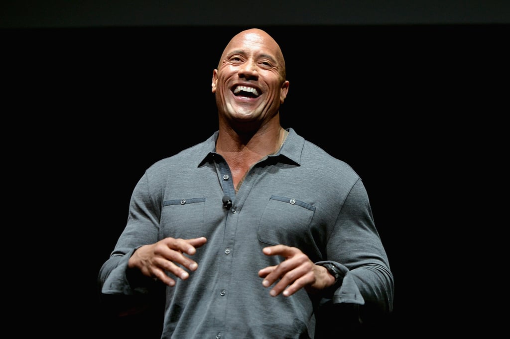 Dwayne Johnson in Tight Shirts Pictures
