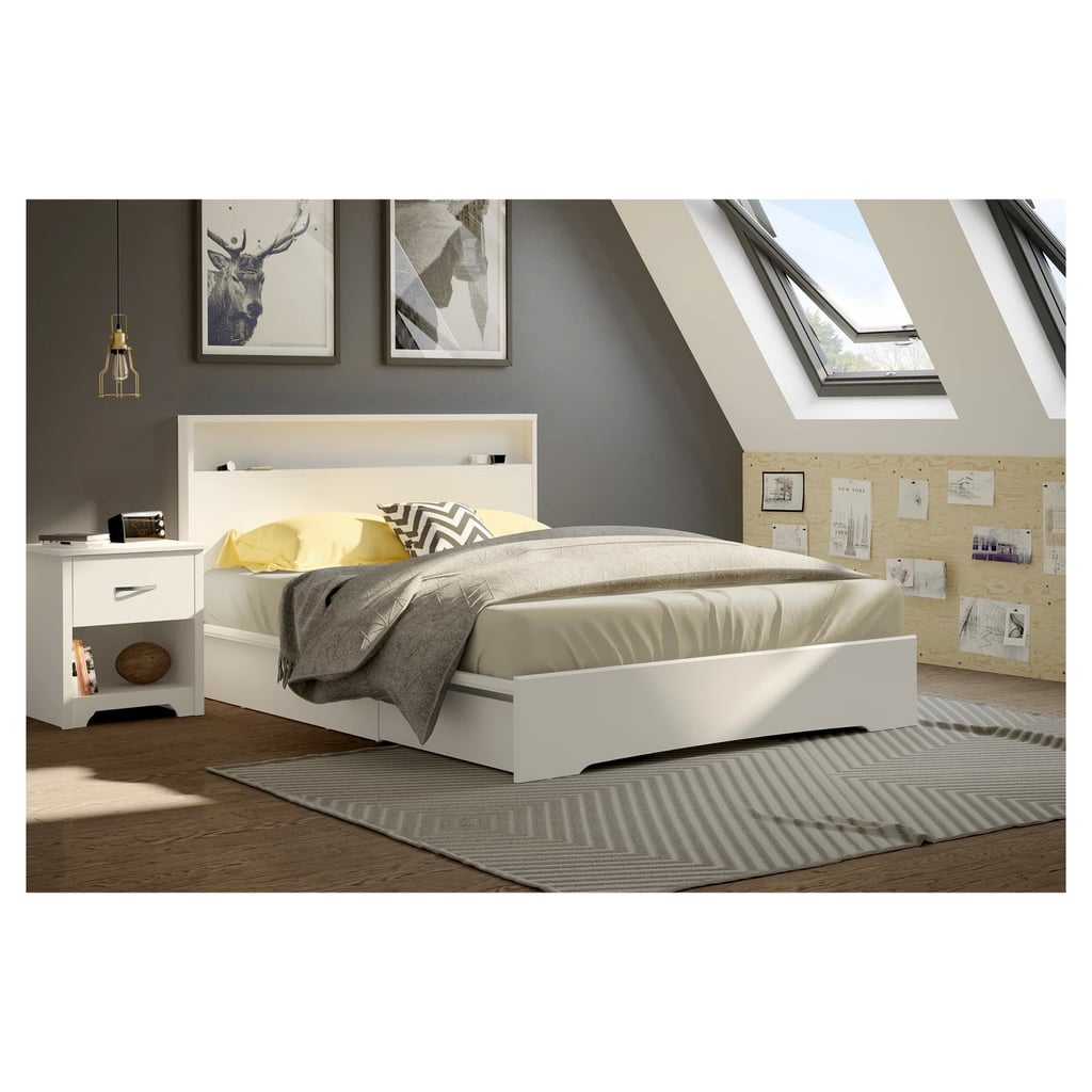 Basic Platform Bed With Storage