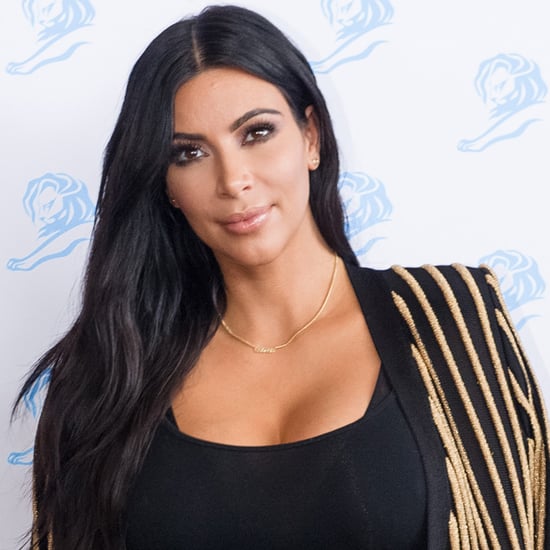 Kim Kardashian Wearing Denim OvertheKnee Boots June 2016 POPSUGAR Fashion