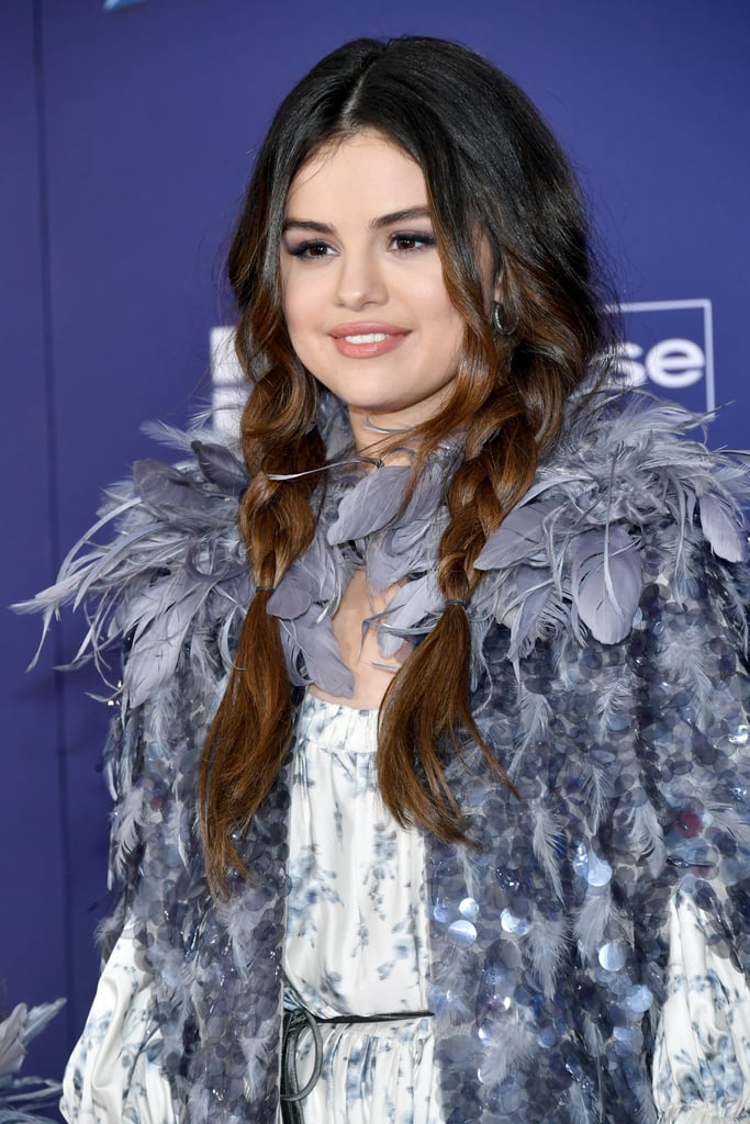 Selena Gomez's Pigtail Braids in November 2019